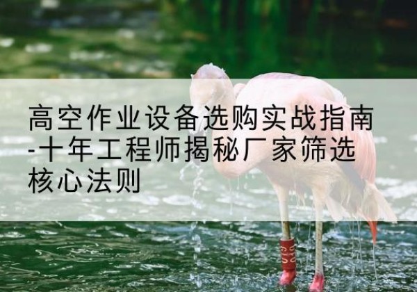 广昌剪叉式升降机厂家-高空作业设备选购实战指南-十年工程师揭秘厂家筛选核心法则